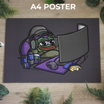 A4 Poster - Peepo True Gamer
