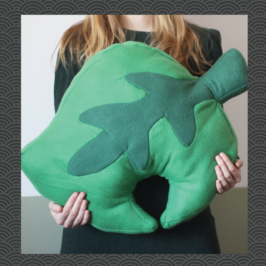 Animal Crossing Leaf Cushion