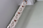 Cozy Macramé Plant Hanger – Wooden Platform with White Rope